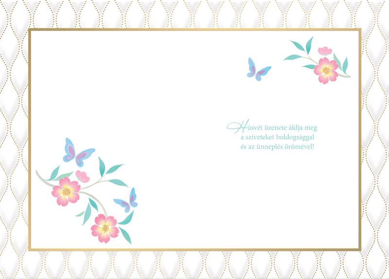 Húsvéti üdvözlőlap 49HUH080 borítékos - Slika 2